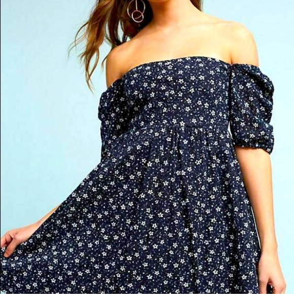 Anthropologie Maeve Lilianna Babydoll Eyelet Dress Size 10 - Picture 1 of 15
